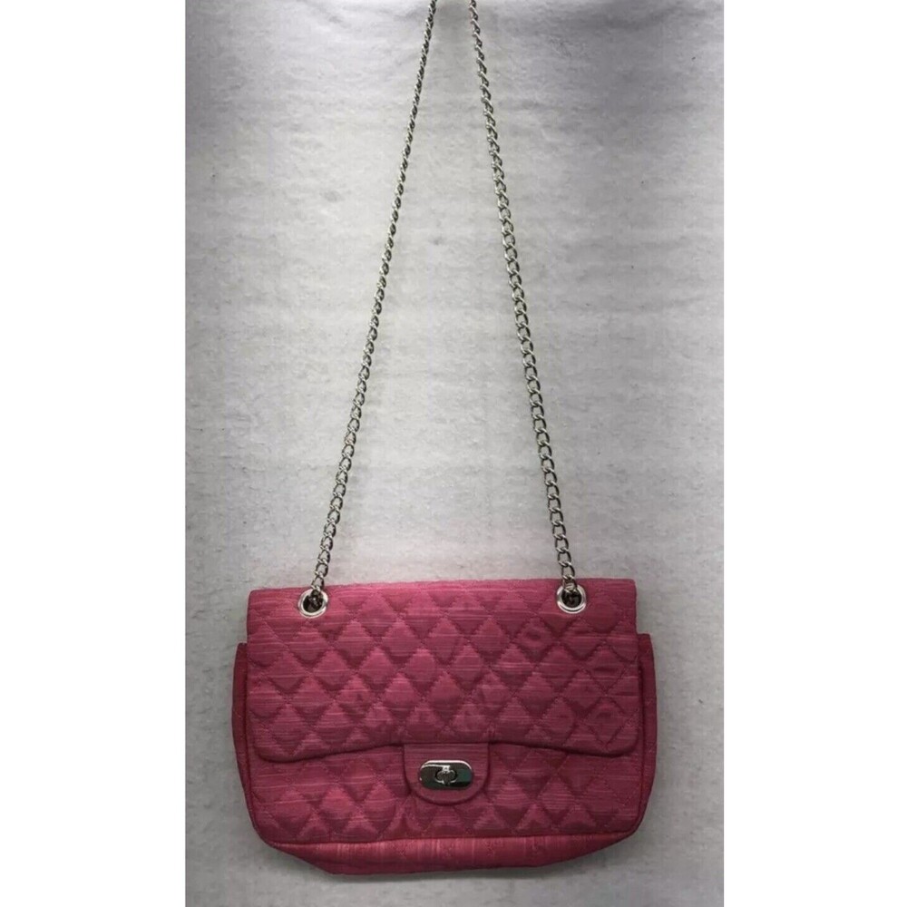 Vintage New Port News Purse Quilted Pink Very Berry ‘02 Handbag Crossbody
